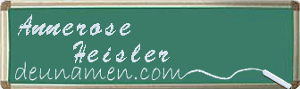 Annerose Heisler Visitenkarte